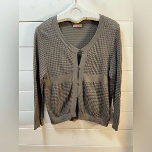 Maison MONTAGUT Brown Cotton Cardigan - Size 3 M/L